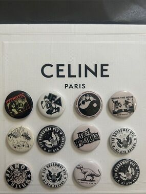 Brandy Melville Paris Set of 12 Pins